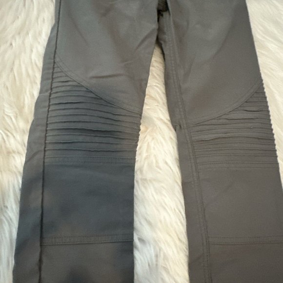 Prana womens gray double knee skinny jeans gray 4 stretch EUC - Picture 6 of 14